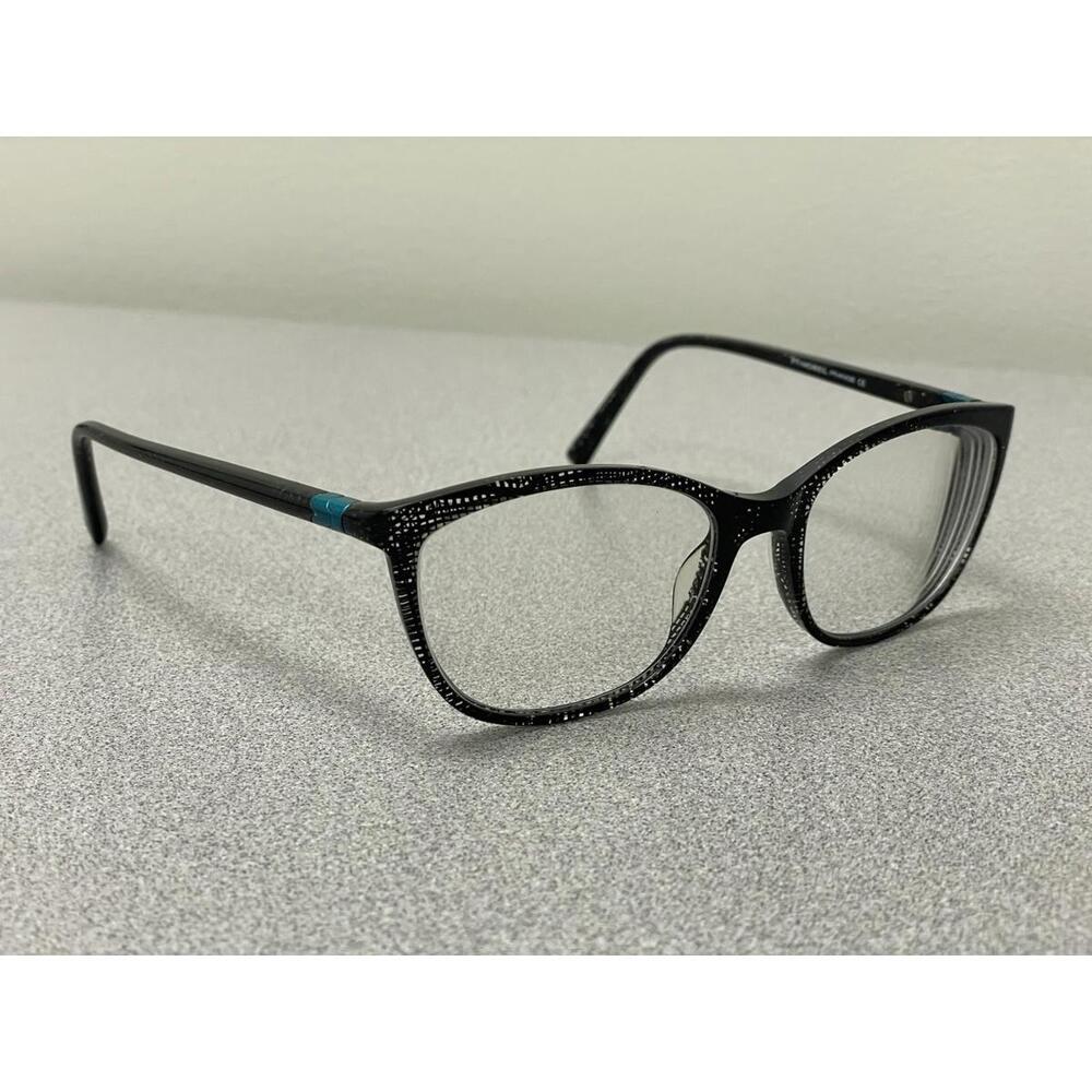 Morel Koali Black Blue Cat Eyes Eyeglasses 8302K 52[]17-140 NB010 *FRAMES ONLY*